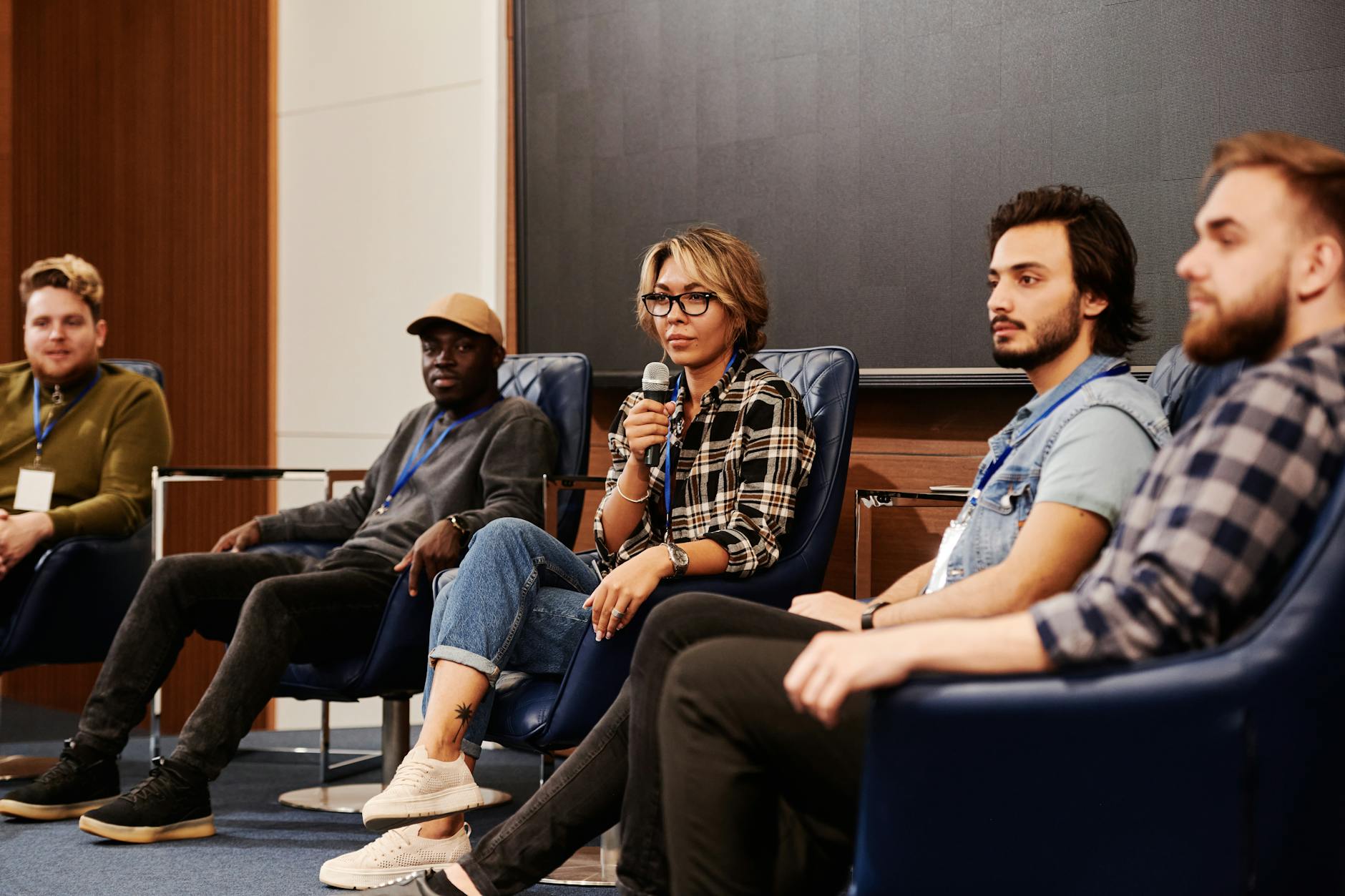 A photo of a diverse group engaged in a lively debate, showcasing emotional intelligence in action. — psychology of debate